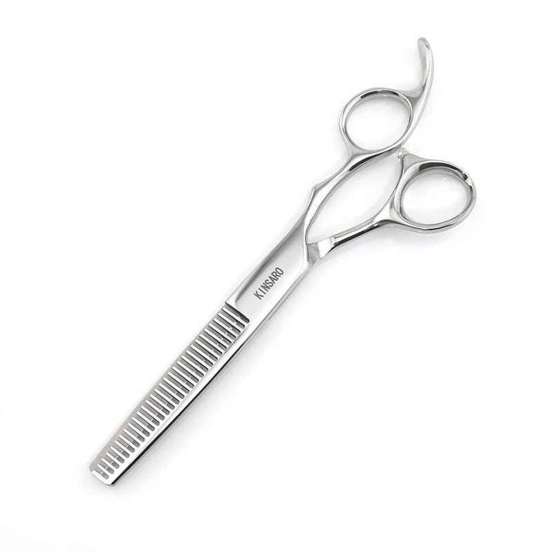 KINSARO Professional 6 Inch Hair Thinning Shears Barber Scissors Sharp Hair Thinning Scissors 30 Teeth Barber Hair Clippers 440C Shears KINSARO for Hairdresser Barbershop or Home Use - Image 4